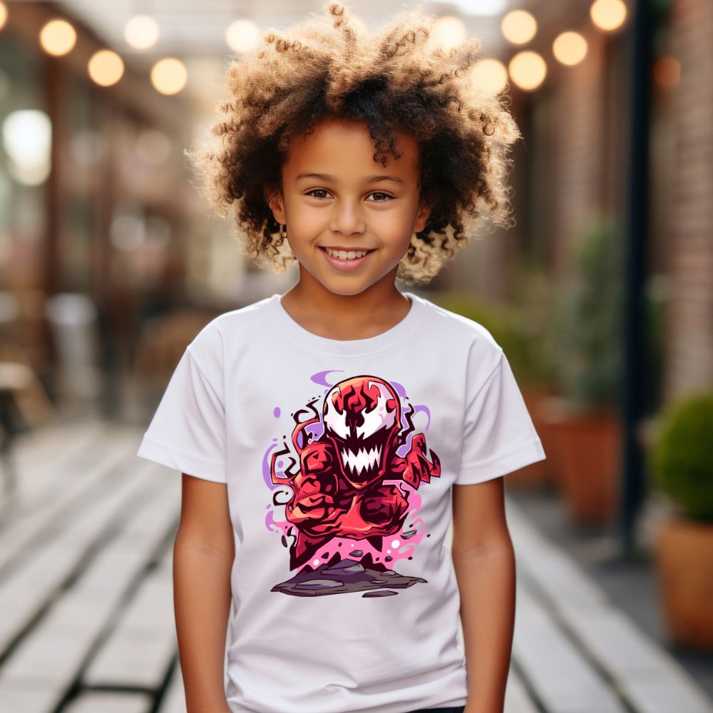 Camiseta Infanto Juvenil Personagens Venom Personagem Vilão
