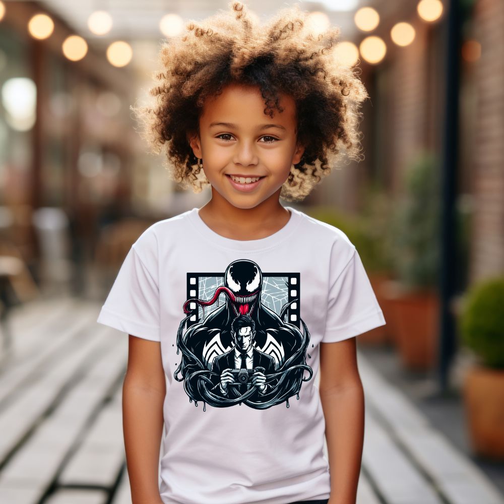 Camiseta Infanto Juvenil Personagens Venom Personagem Spiderman