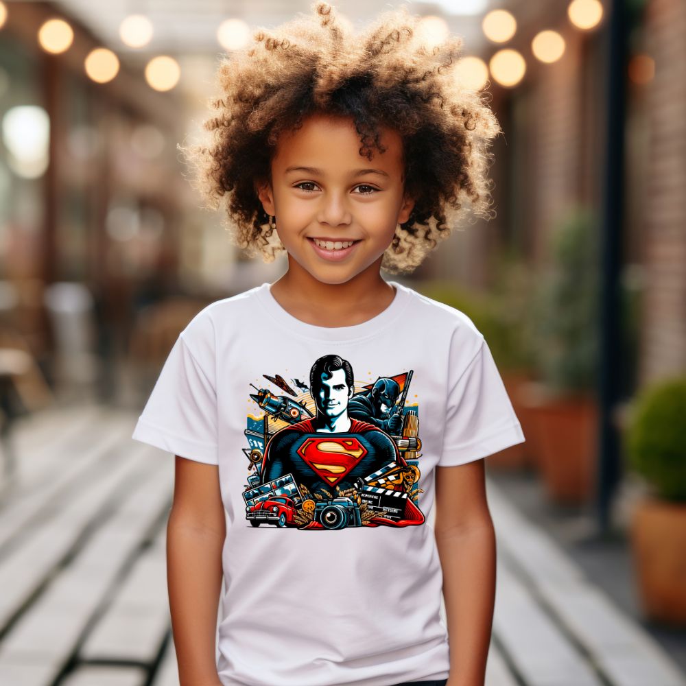 Camiseta Infanto Juvenil Personagens Superman Super Homem