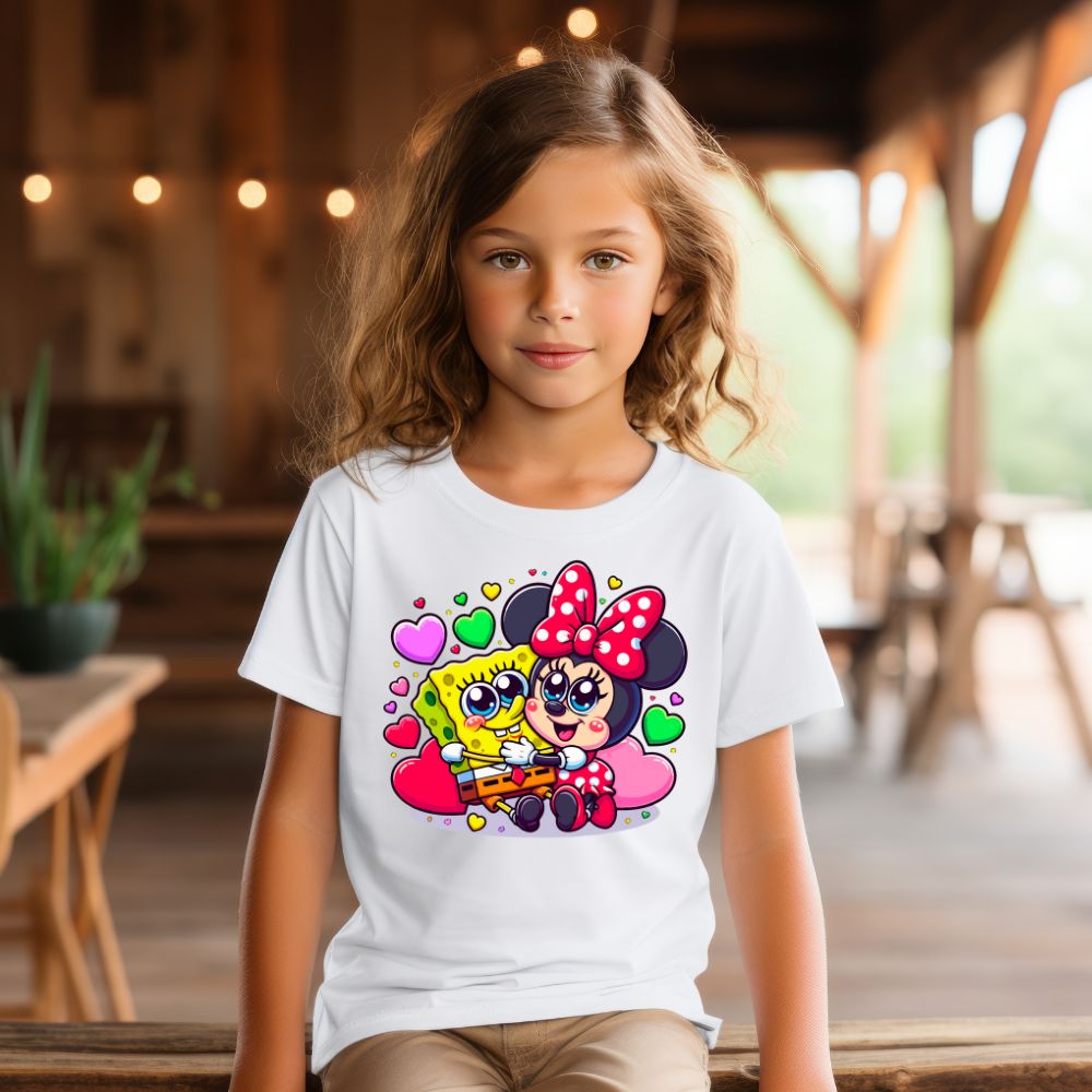 Camiseta Infanto Juvenil Personagens Minnie 06