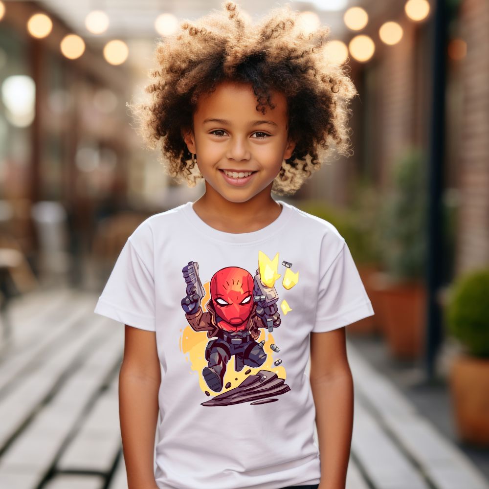 Camiseta Infanto Juvenil Personagens Heróis Deadpool