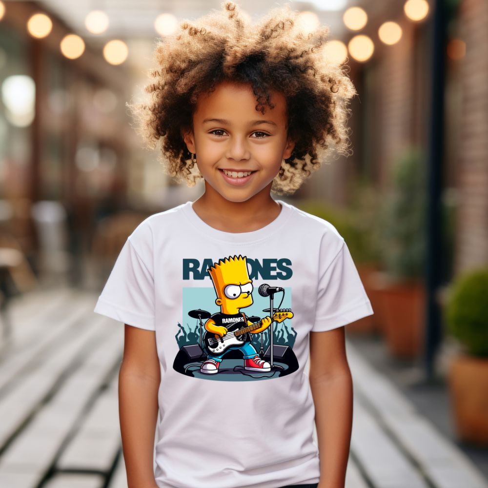 Camiseta Infanto Juvenil Personagens Bart Simpsons 02