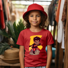 Camiseta Infanto Juvenil Personagens Super Heróis Robbin