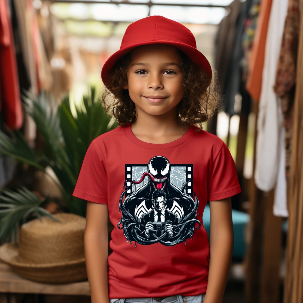 Camiseta Infanto Juvenil Personagens Venom Personagem Spiderman