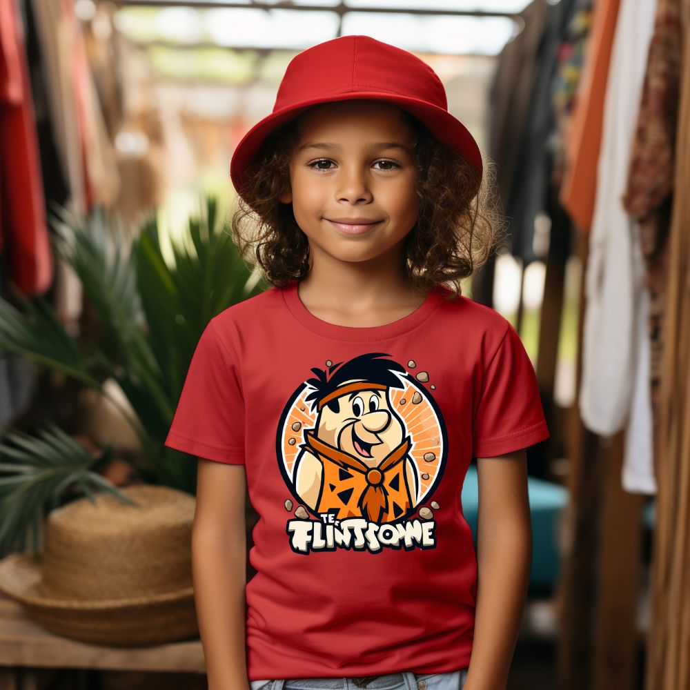 Camiseta Infanto Juvenil Personagens Fred The Flintstones