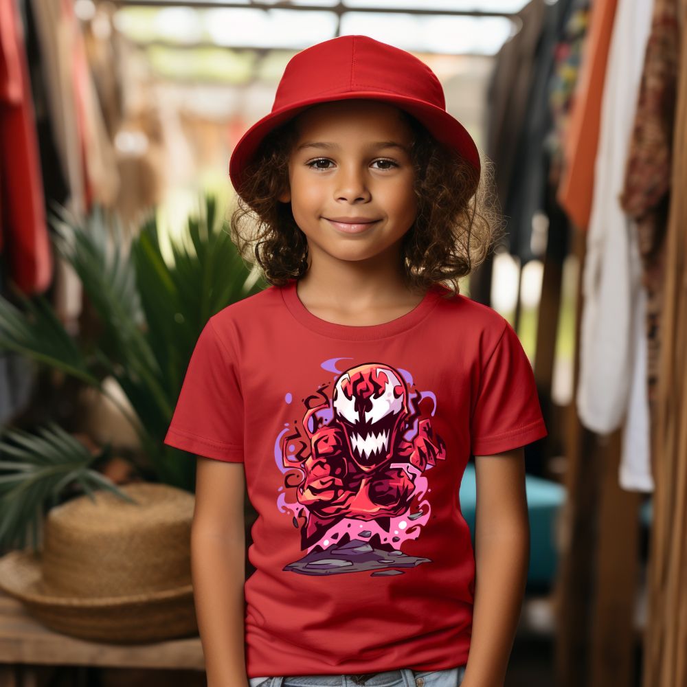 Camiseta Infanto Juvenil Personagens Venom Personagem Vilão