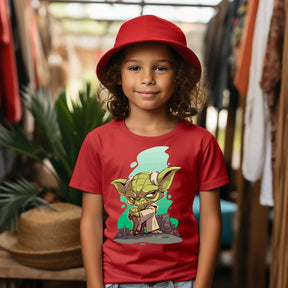 Camiseta Infanto Juvenil Personagens Star Wars Geek Serie Baby Yoda