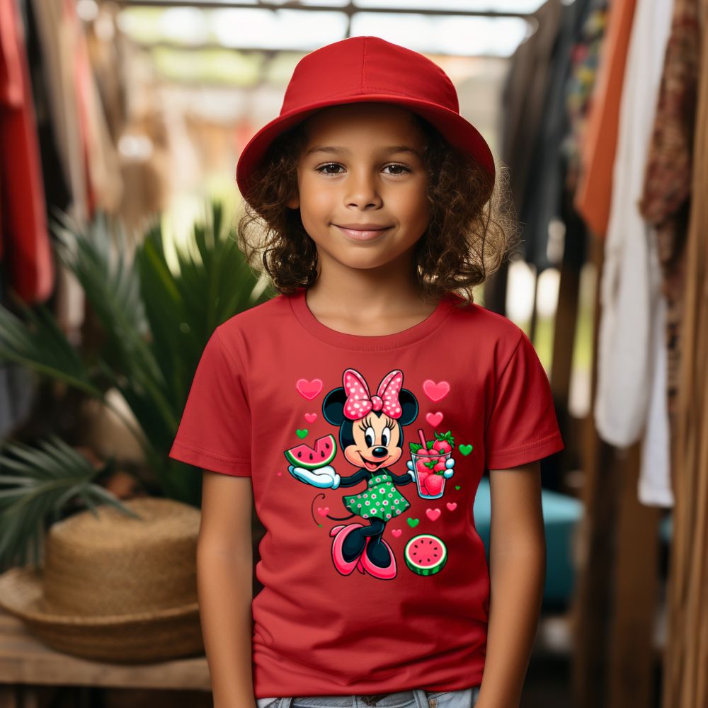 Camiseta Infanto Juvenil Personagens Minnie 08