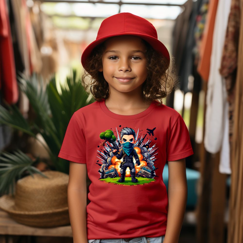 Camiseta Infanto Juvenil Personagens Fortnite Camisa Games