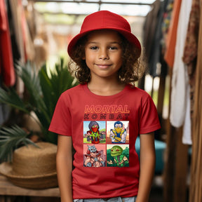 Camiseta Infanto Juvenil Personagens Mortal Kombat Jogos Games