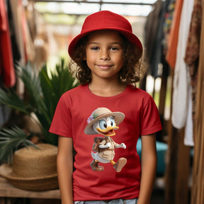 Camiseta Infanto Juvenil Personagens Disney - Daisy Donald