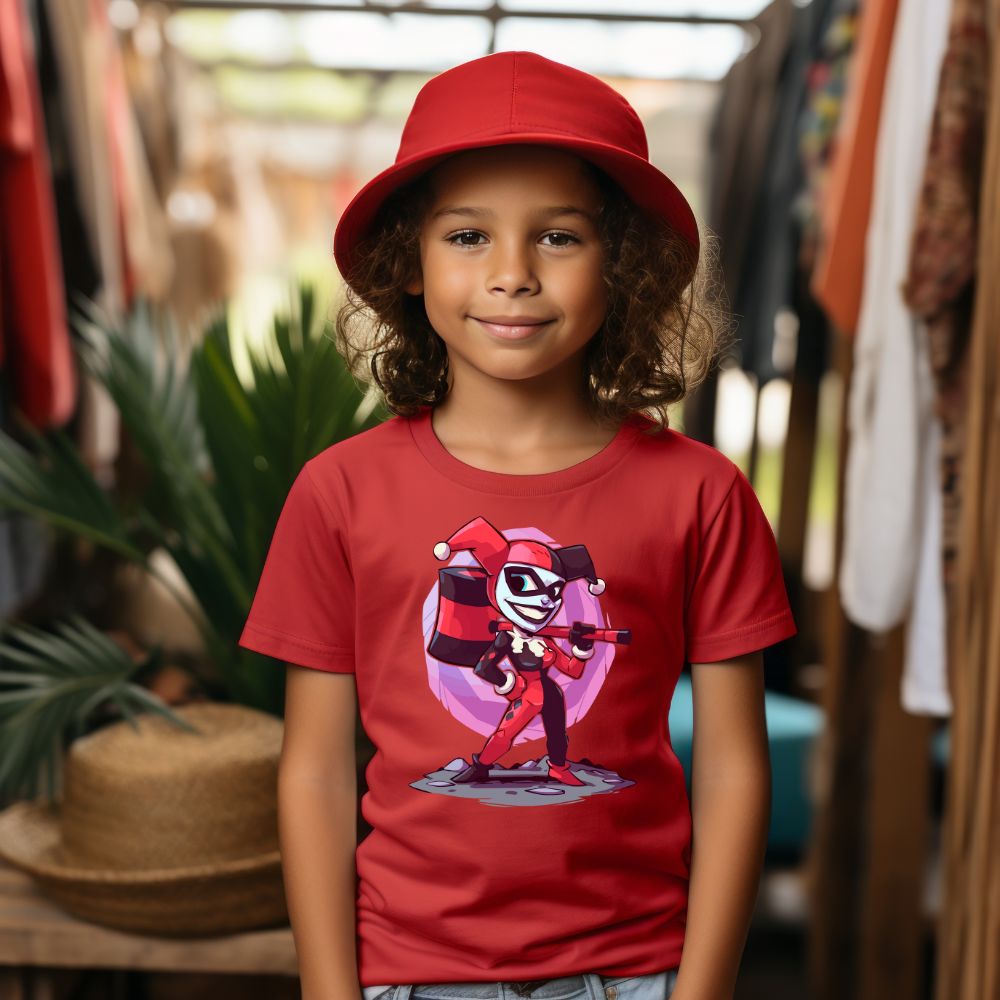 Camiseta Infanto Juvenil Personagens Arlequina Joker