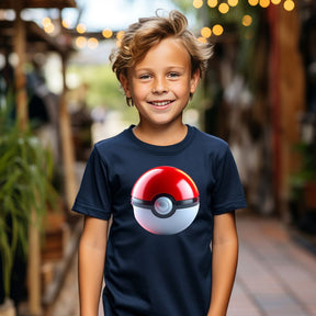 Camiseta Infanto Juvenil Personagens Anime Pokémon Pokebola