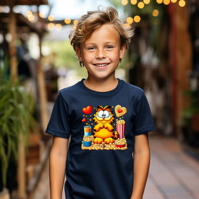 Camiseta Infanto Juvenil Personagens Garfield