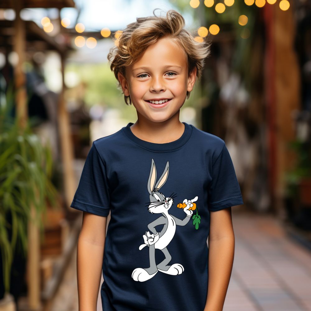 Camiseta Infanto Juvenil Personagens Pernalonga desenhos