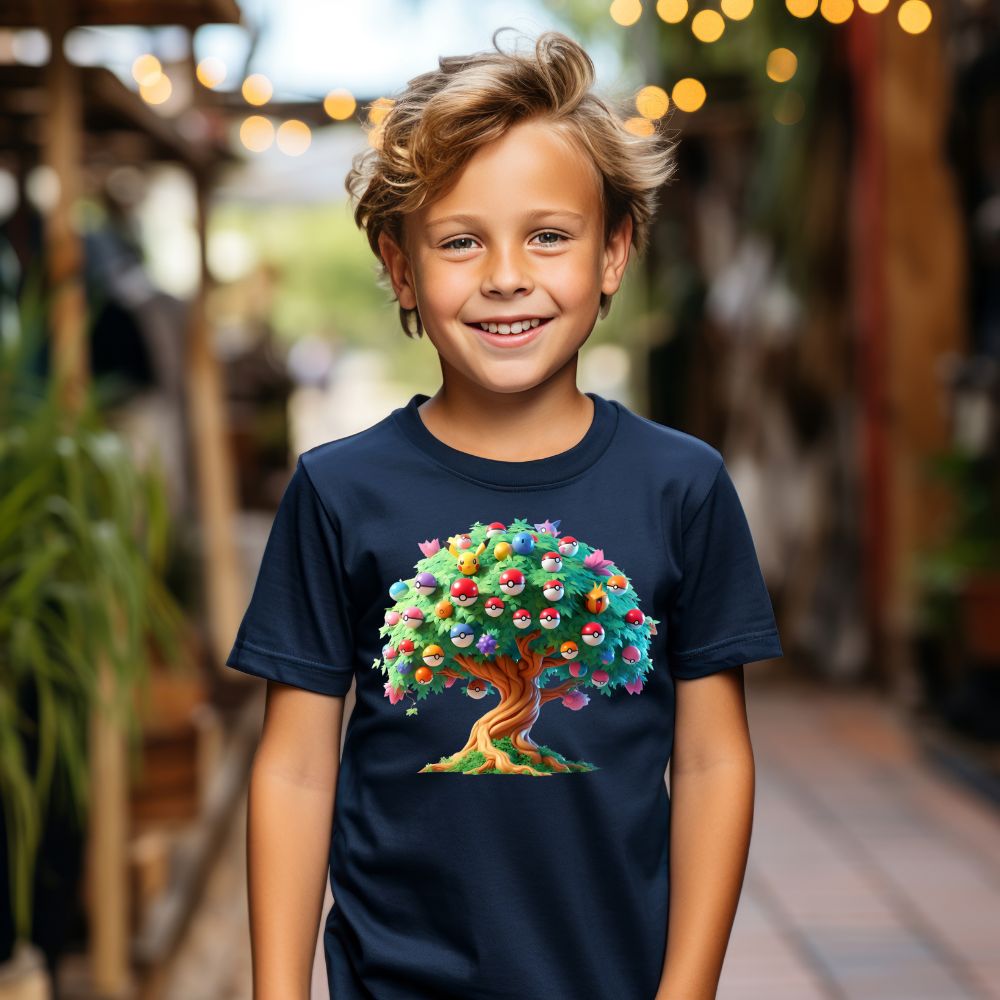 Camiseta Infanto Juvenil Personagens Anime Pokémon