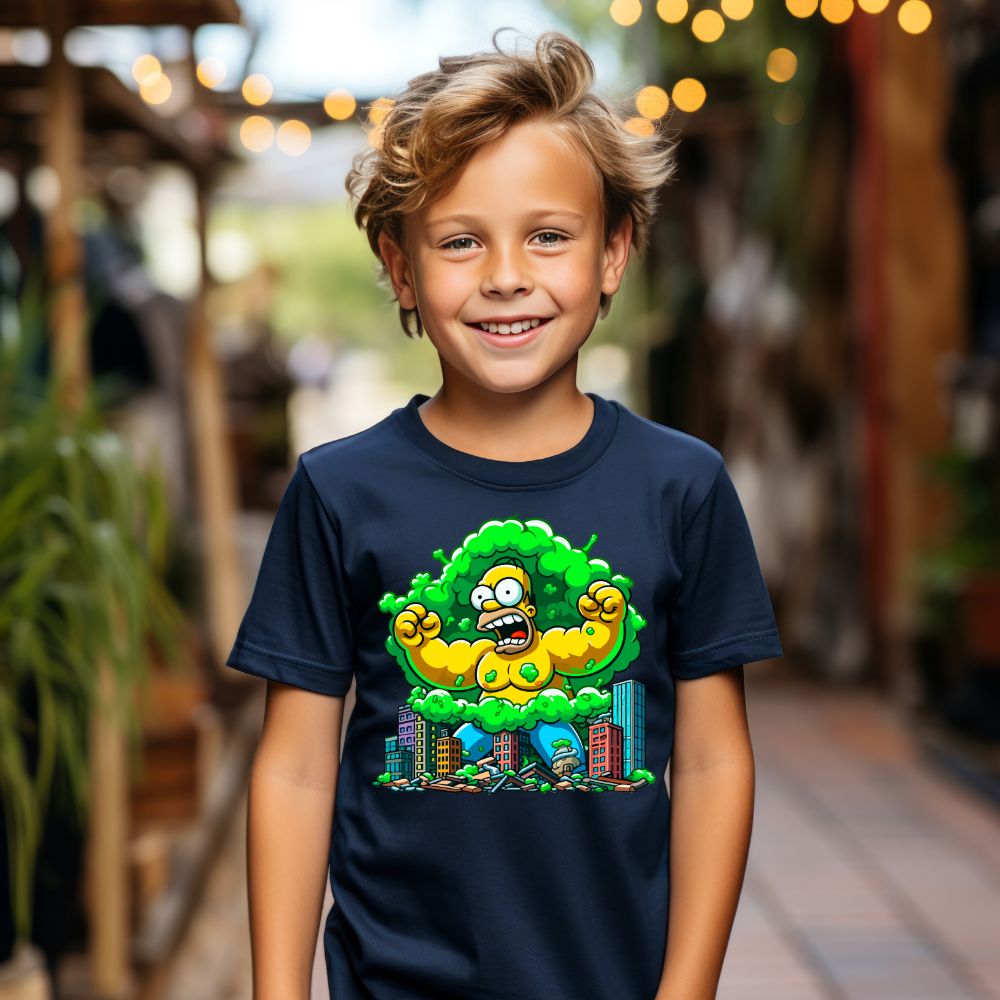 Camiseta Infanto Juvenil Personagens Homer Simpsons