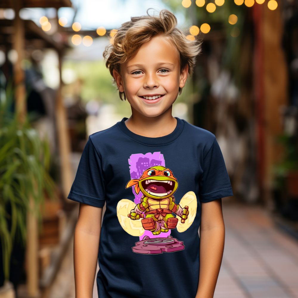 Camiseta Infanto Juvenil Personagens As Tartarugas Ninjas 01