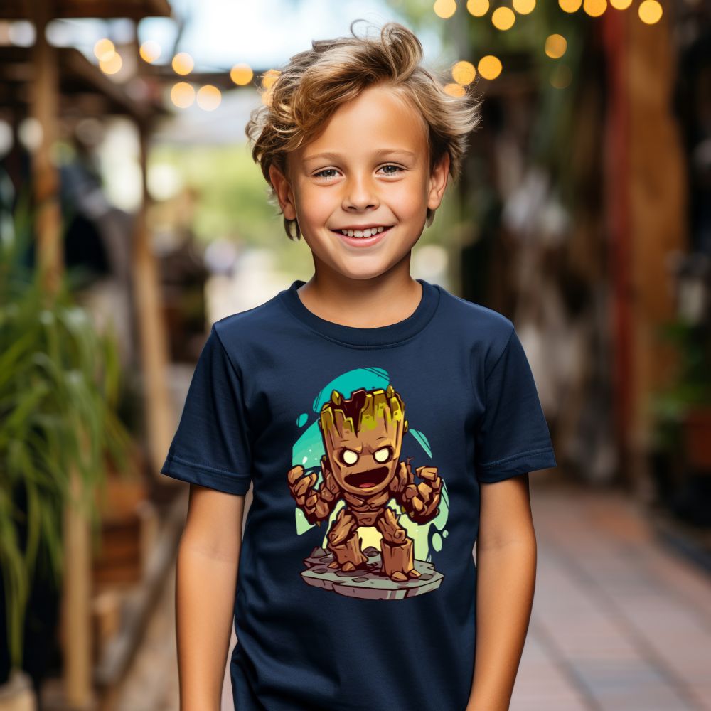 Camiseta Infanto Juvenil Personagens I am Groot